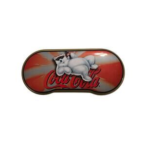 Vintage 1998 Coca-Cola Eyeglass Case Tin - Scotts Gift #66744 Collectible